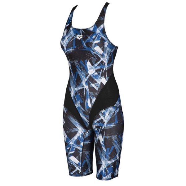 Blue Arena Night Lights Legged Swimsuit