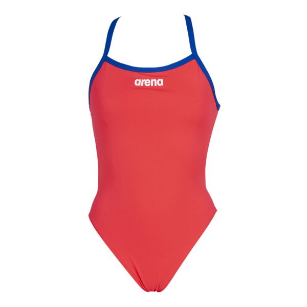 Arena Solid Light Tech Swimsuit - Fluo Red