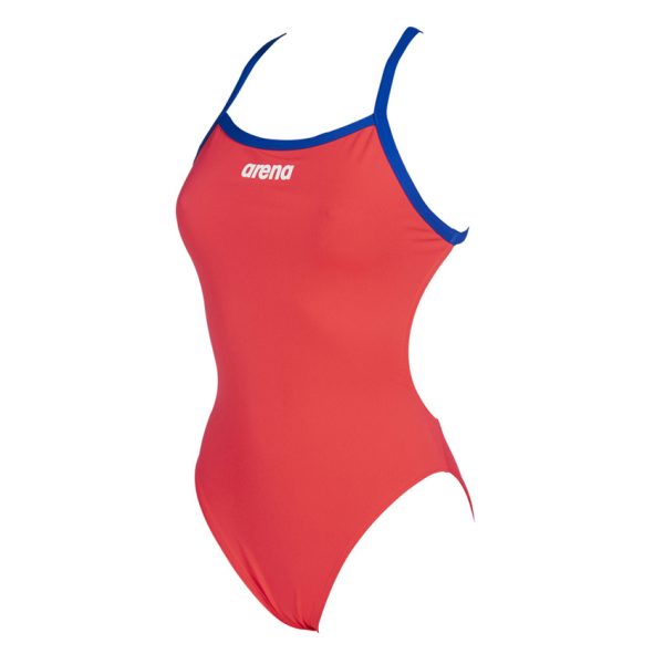Arena Solid Light Tech Swimsuit - Fluo Red