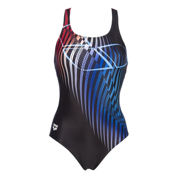 Black Arena Optical Waves Swimsuit