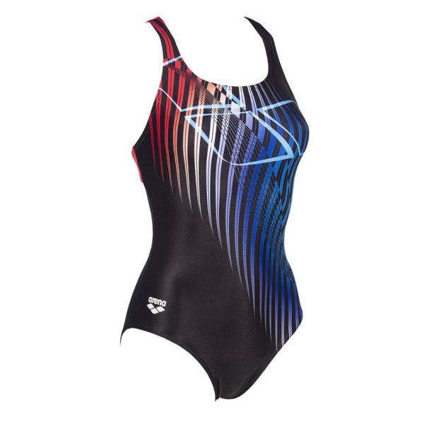 Black Arena Optical Waves Swimsuit