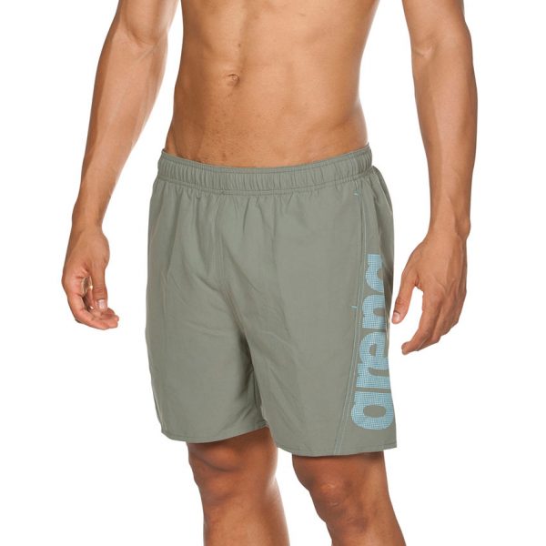 Arena Fundamentals Beach Shorts - Army Green