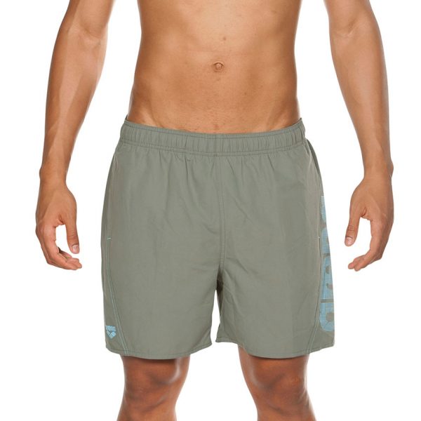 Arena Fundamentals Beach Shorts - Army Green