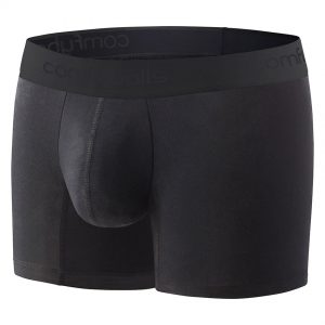 Comfyballs Black Microfibre Boxer - Long