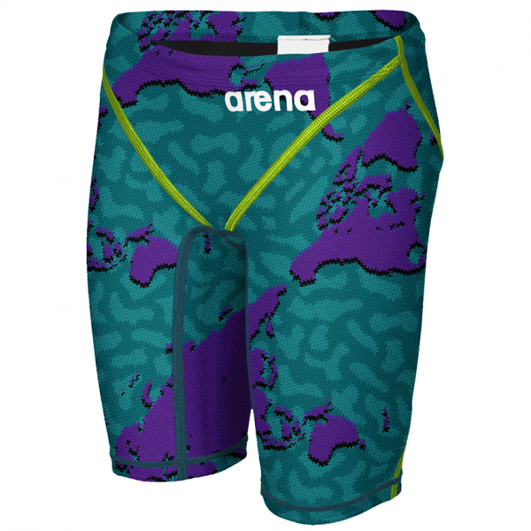 LIMITED EDITION Arena JUNIOR ST 2.0 Jammers - Purple Map