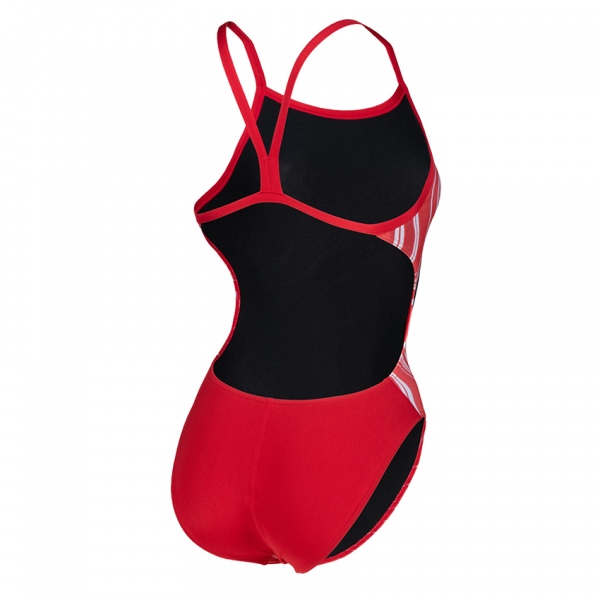 Arena Marbled Challenge Back Red Swimsuit