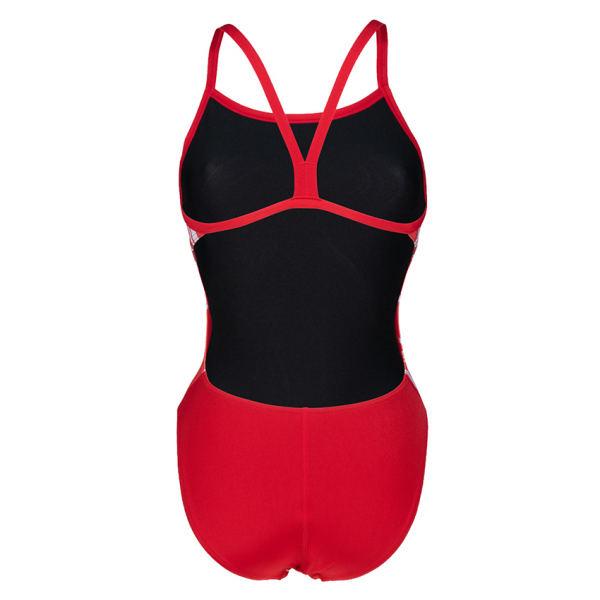 Arena Marbled Challenge Back Red Swimsuit