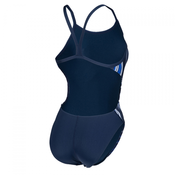 Arena Marbled Challenge Back Navy Swimsuit