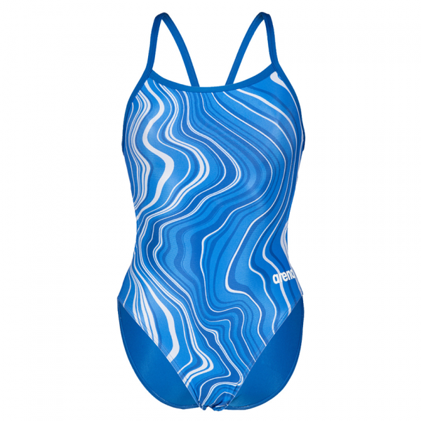 Arena Marbled Challenge Back Royal Blue Swimsuit