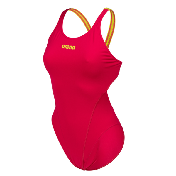 Arena Team Solid Tech Pink Swimsuit
