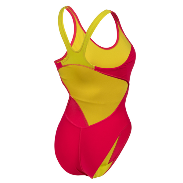 Arena Team Solid Tech Pink Swimsuit