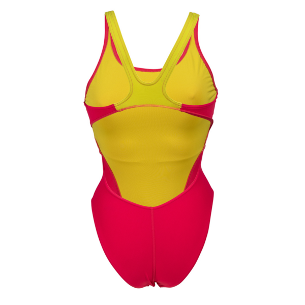 Arena Team Solid Tech Pink Swimsuit