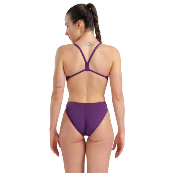 Arena Team Solid Challenge Plum Swimsuit