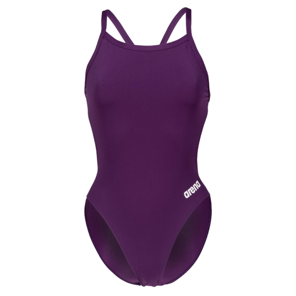Arena Team Solid Challenge Plum Swimsuit