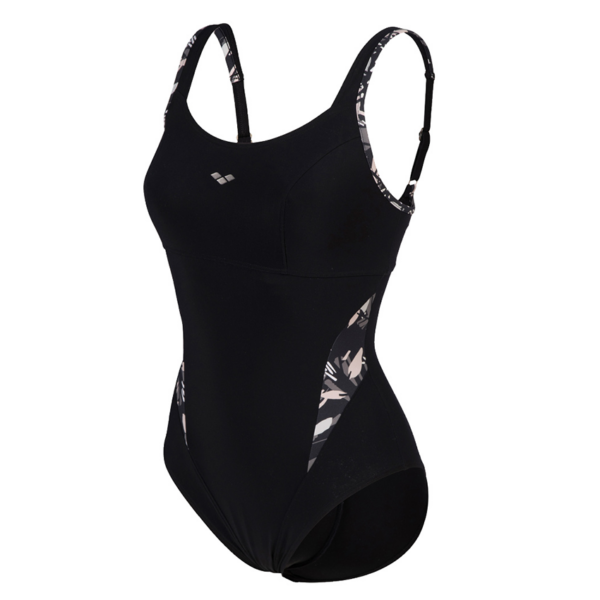Fancy Strap Back Body Lift Swimsuit