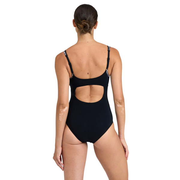 Fancy Strap Back Body Lift Swimsuit