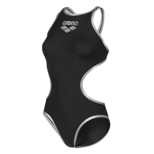 Womens Arena One Biglogo Swimsuit - Black