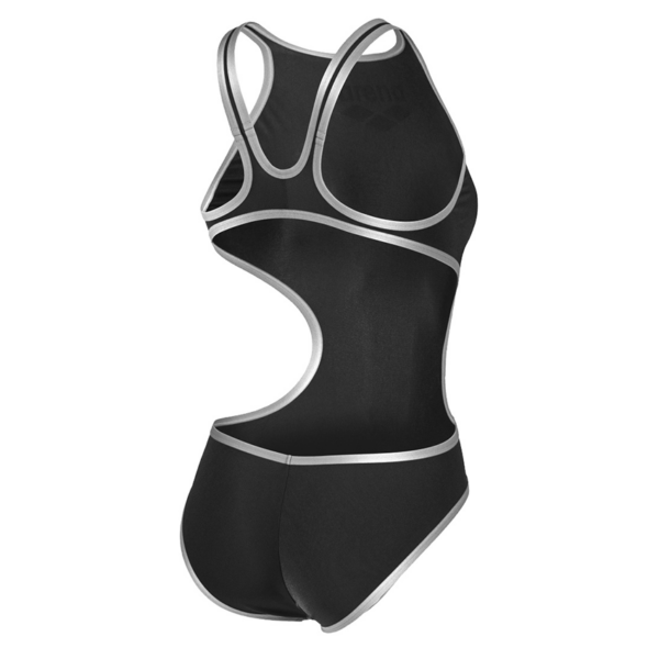 Womens Arena One Biglogo Swimsuit - Black