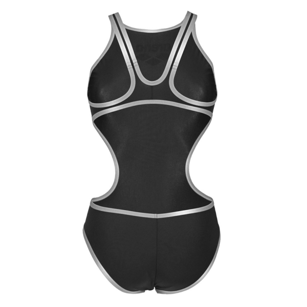Womens Arena One Biglogo Swimsuit - Black