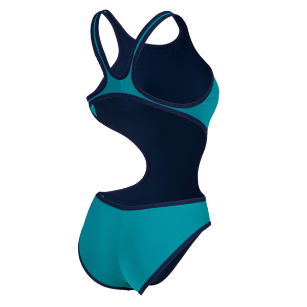 Womens Arena One Biglogo Swimsuit - Green