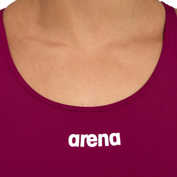 Arena Team Solid Tech Swimsuit - Red Fandango