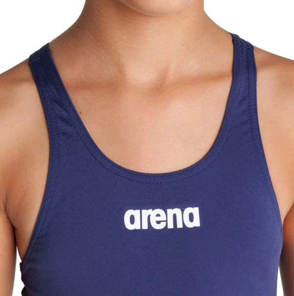 Arena Tech Solid Girls Swimsuit - Navy