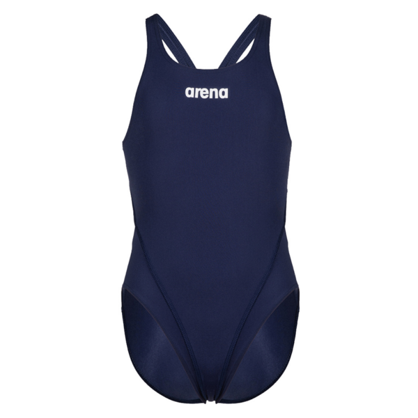 Arena Tech Solid Girls Swimsuit - Navy