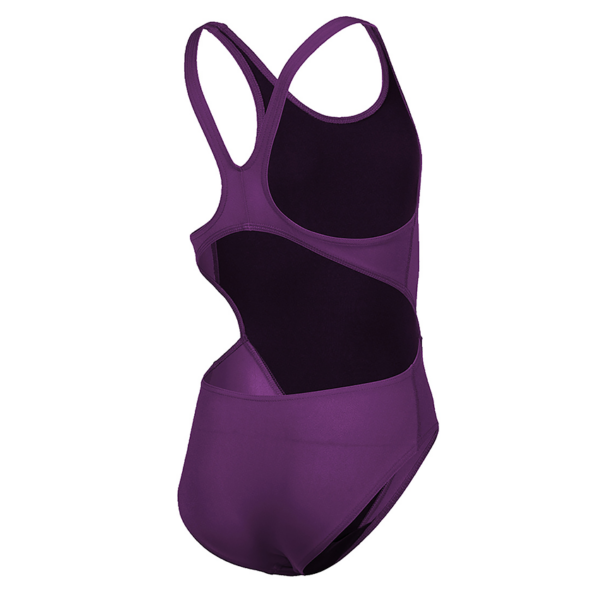 Arena Tech Solid Girls Swimsuit - Plum
