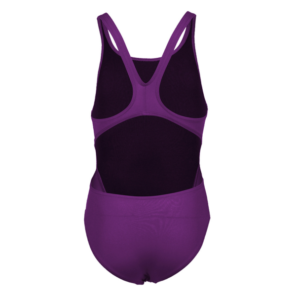 Arena Tech Solid Girls Swimsuit - Plum