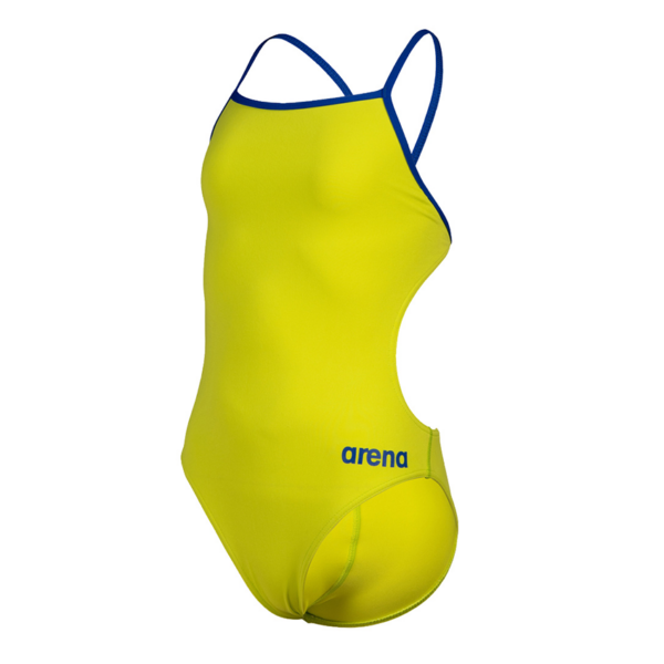 Arena Challenge Solid Girls Swimsuit - Soft Green
