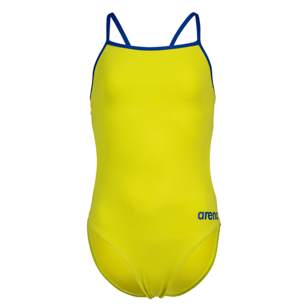 Arena Challenge Solid Girls Swimsuit - Soft Green