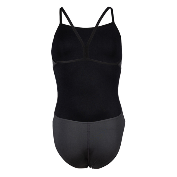 Arena Challenge Solid Girls Swimsuit - Grey
