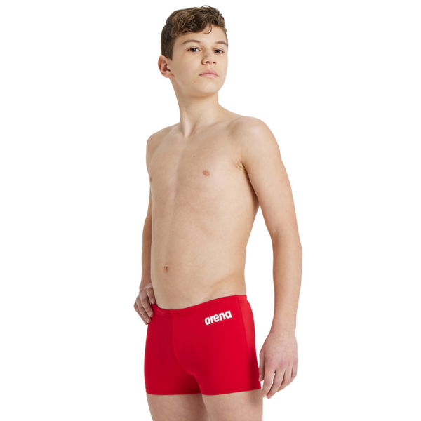 Arena Boy's Team Solid Short - Red