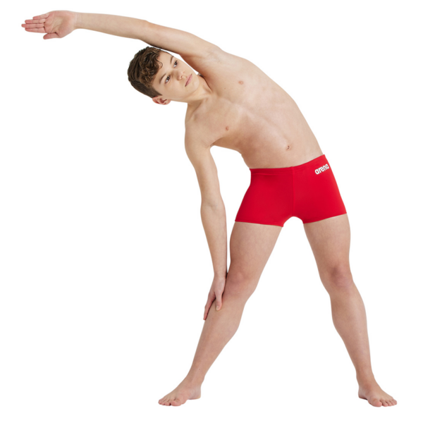 Arena Boy's Team Solid Short - Red
