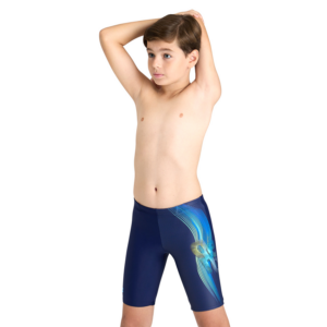 Arena Boy's Blue Parrot Jammer