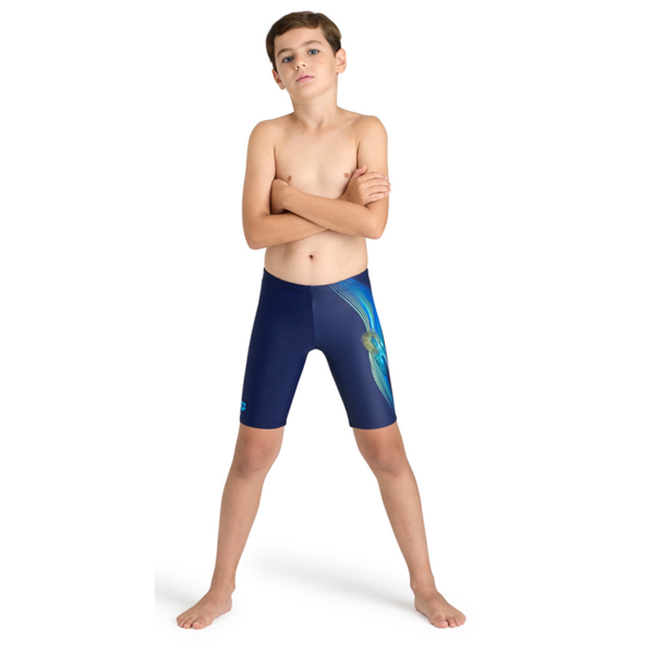 Arena Boy's Blue Parrot Jammer