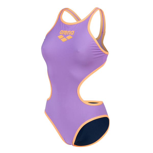 Womens Arena One Biglogo Swimsuit - Lavander