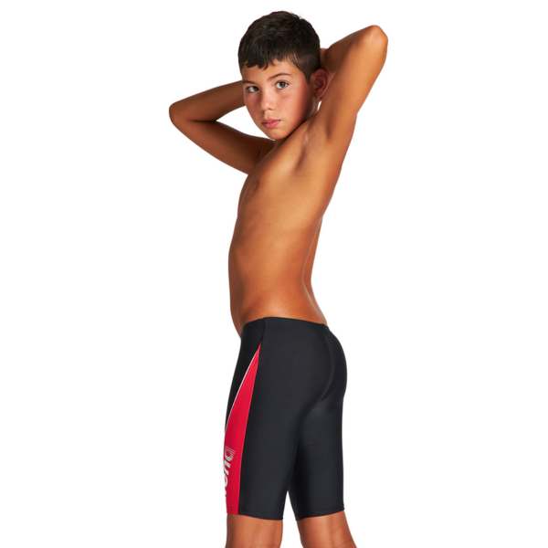 Arena Boy's Black/Red Thrice Jammer