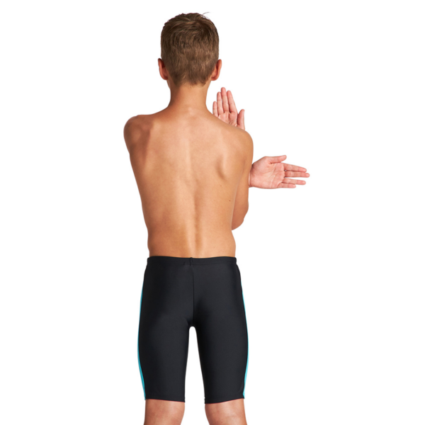 Arena Boy's Black/Turquoise Thrice Jammer