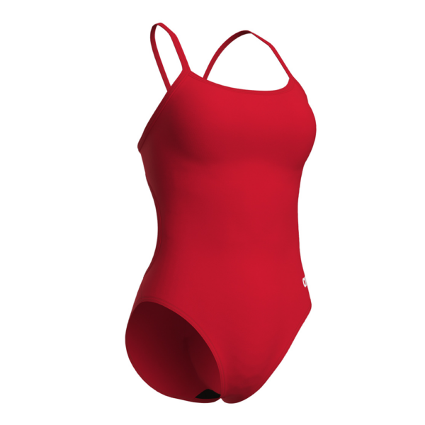 Arena Lace Back Red Swimsuit