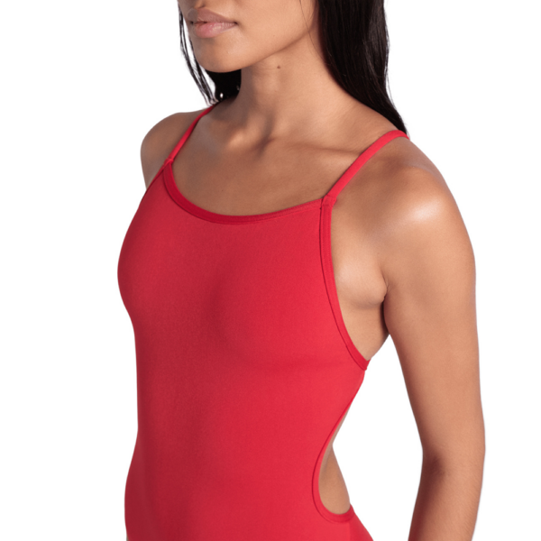 Arena Lace Back Red Swimsuit