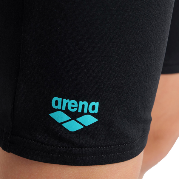 Arena Boy's Graphic Jammer - Black