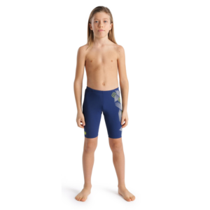 Arena Boy's Graphic Jammer - Navy