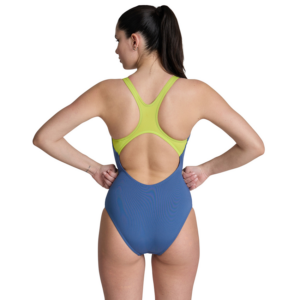 Arena Graphic Grey Blue Swimsuit