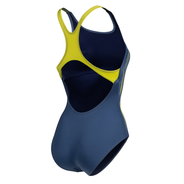 Arena Graphic Grey Blue Swimsuit