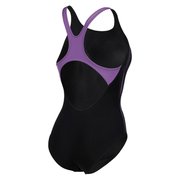 Arena Graphic Black/Lavender Swimsuit