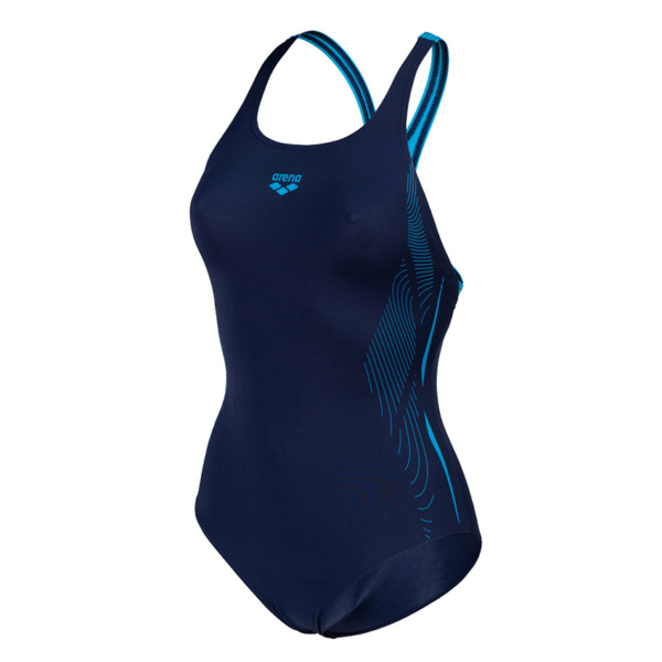 Arena Graphic Navy Blue Swimsuit