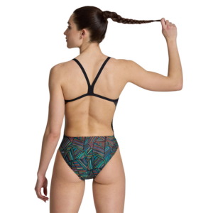 Multicoloured Arena Overview Challenge Back Swimsuit