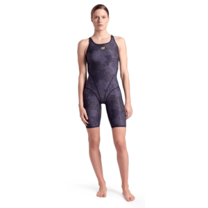 Black Arena Camo Kikko Legged Swimsuit
