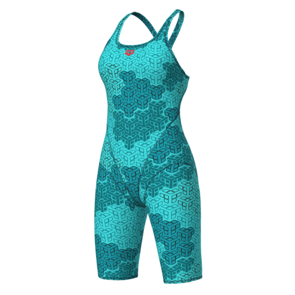 Blue Arena Camo Kikko Legged Swimsuit